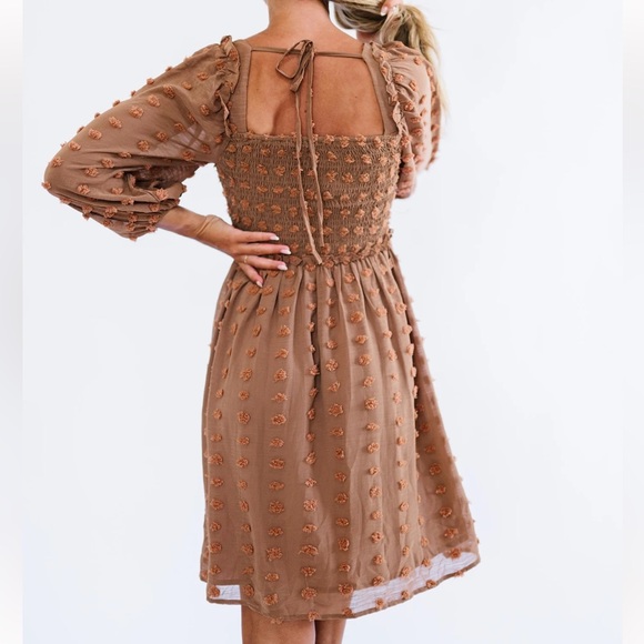 FHERNVI Apparel BAE Dress in Brown :: Size Small - Picture 2 of 7
